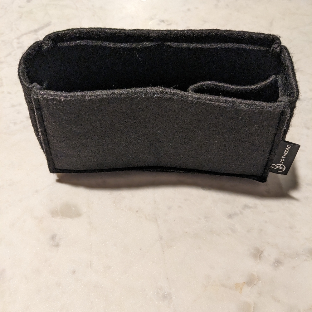 Purse Organizer For Hermes Kelly 25 black | handbag storage | liner | insert